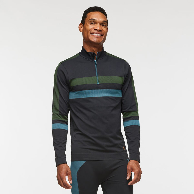 Debajo Seamless Baselayer Quarter-Zip - Mens