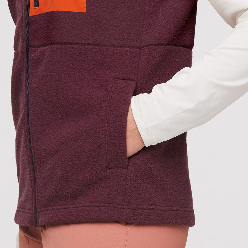 Abrazo Fleece Vest - Womens