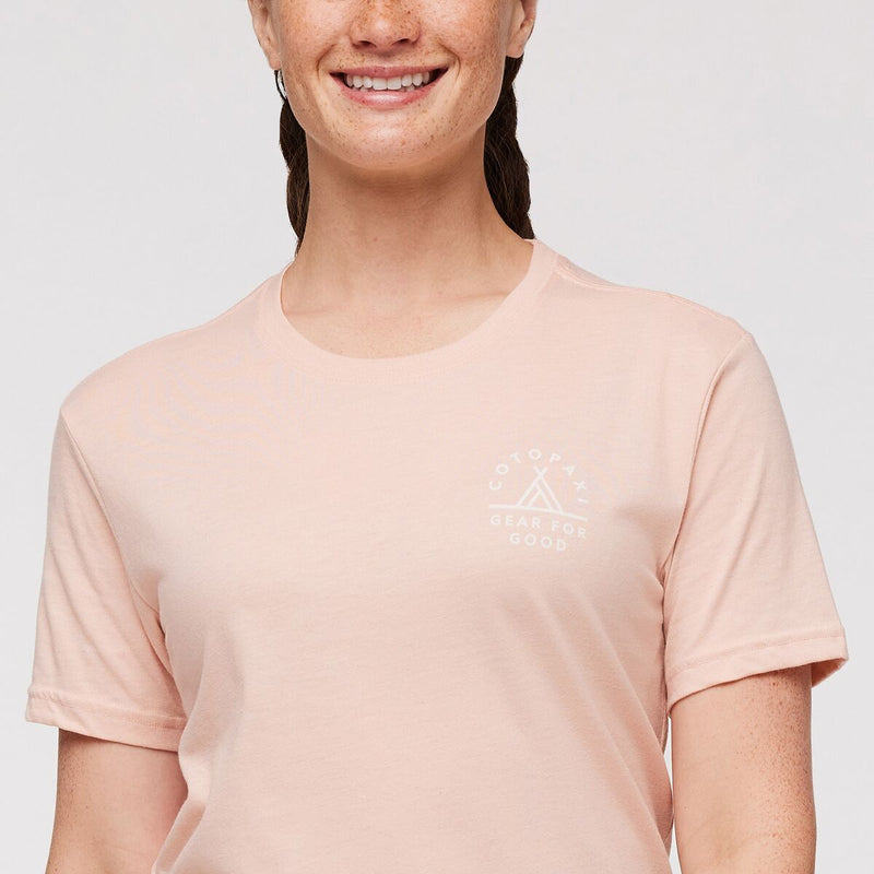 Llama Map Organic T-Shirt - Womens