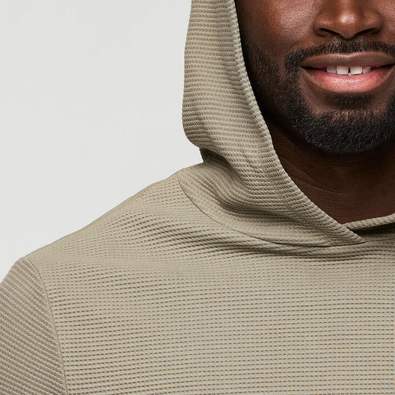 Atajo Long-Sleeve Waffle Hoodie - Mens