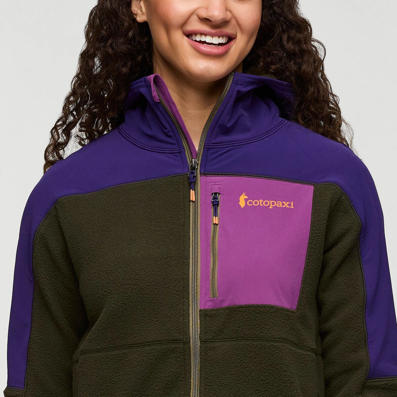 Abrazo Hooded Full-Zip Fleece Jacket  - Womens