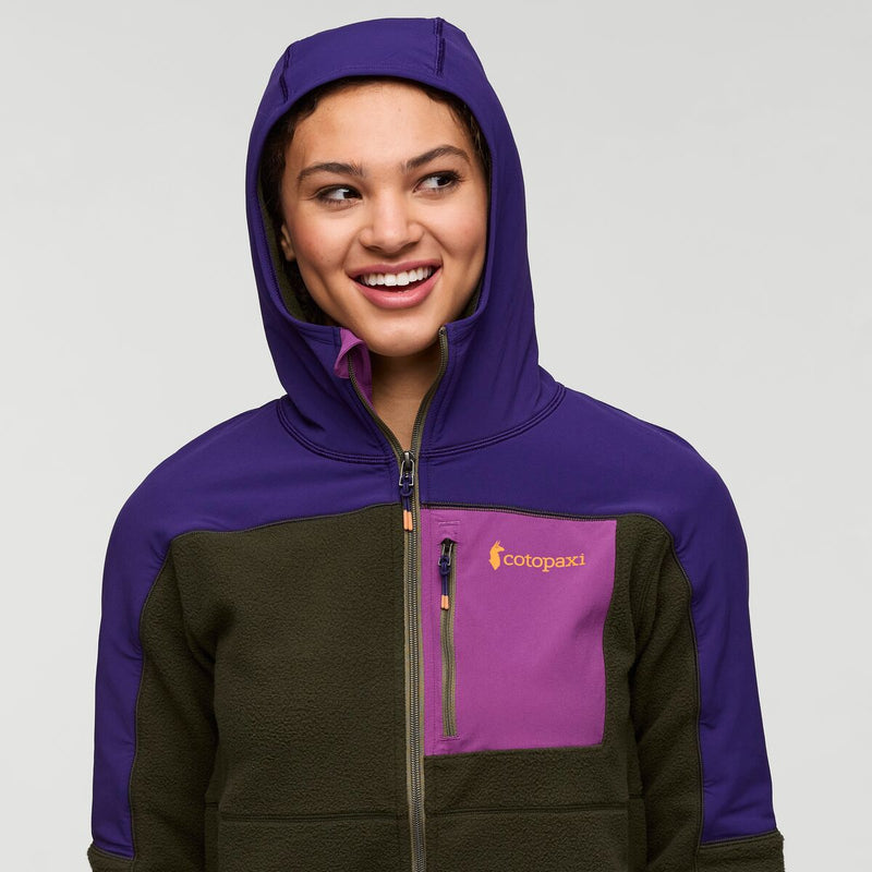 Abrazo Hooded Full-Zip Fleece Jacket  - Womens