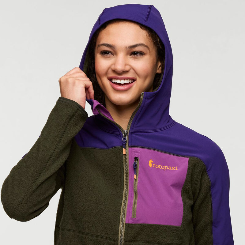 Abrazo Hooded Full-Zip Fleece Jacket  - Womens