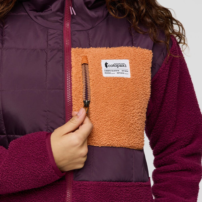 Cotopaxi Trico Hybrid Women's Jacket In Blackberry and Jam
