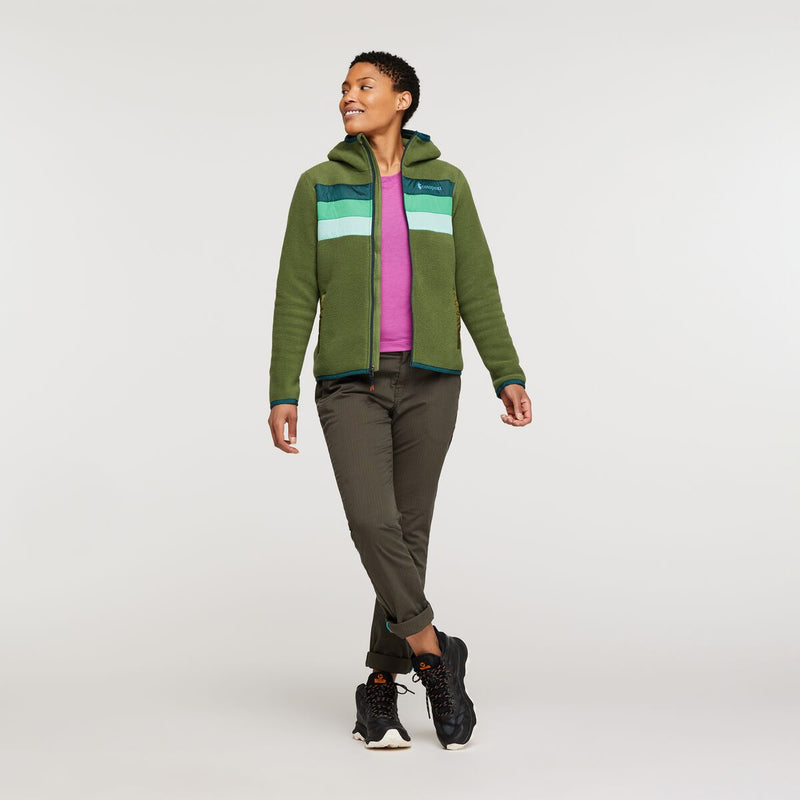 Teca Fleece Hooded Full-Zip Jacket - Womens