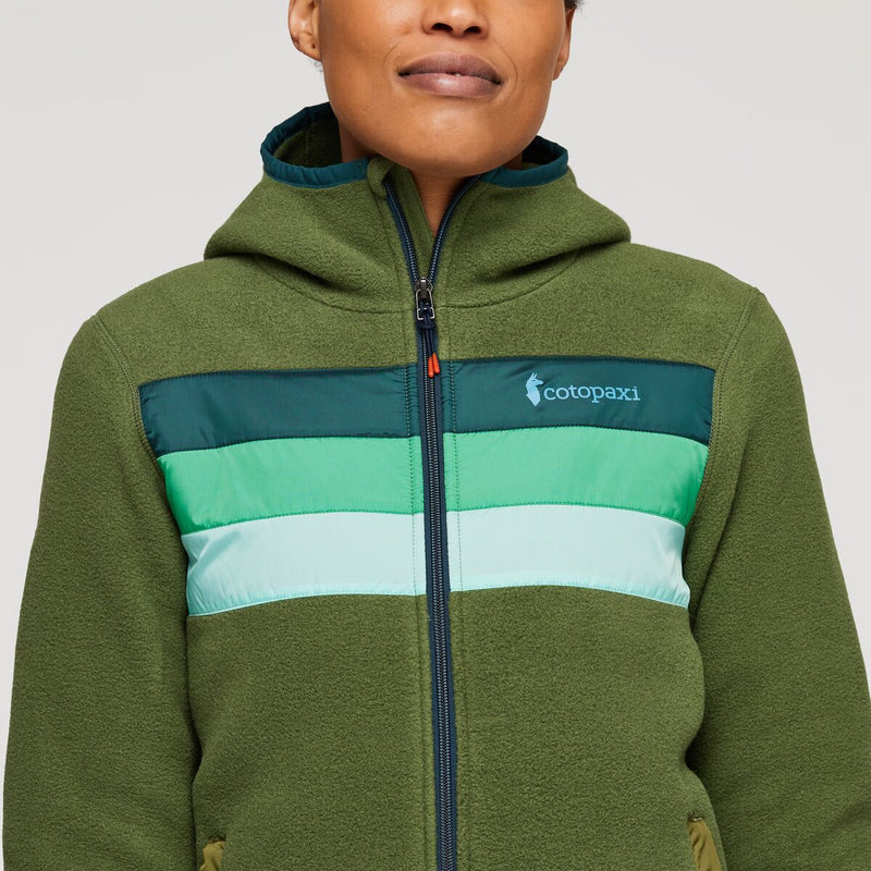 Teca Fleece Hooded Full-Zip Jacket - Womens