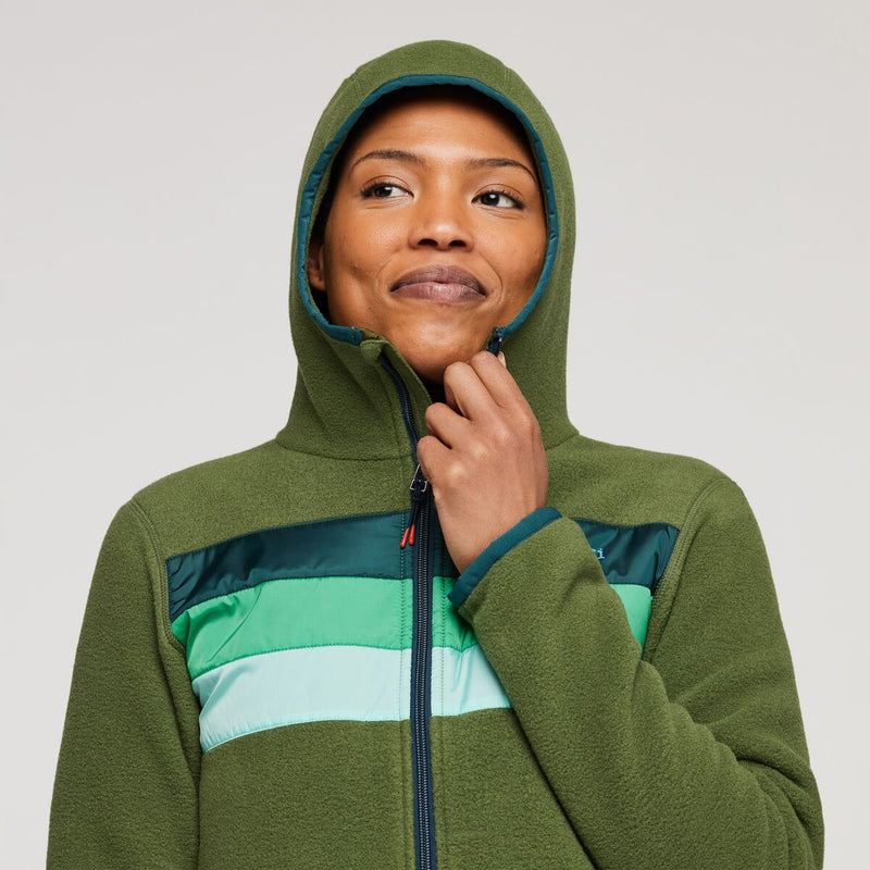 Teca Fleece Hooded Full-Zip Jacket - Womens