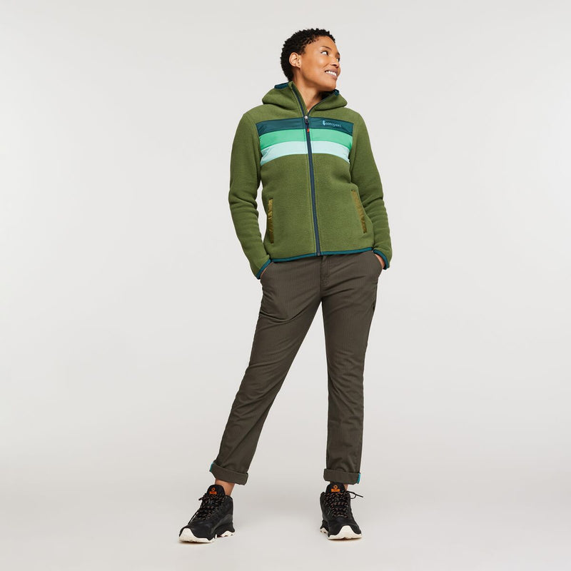 Teca Fleece Hooded Full-Zip Jacket - Womens
