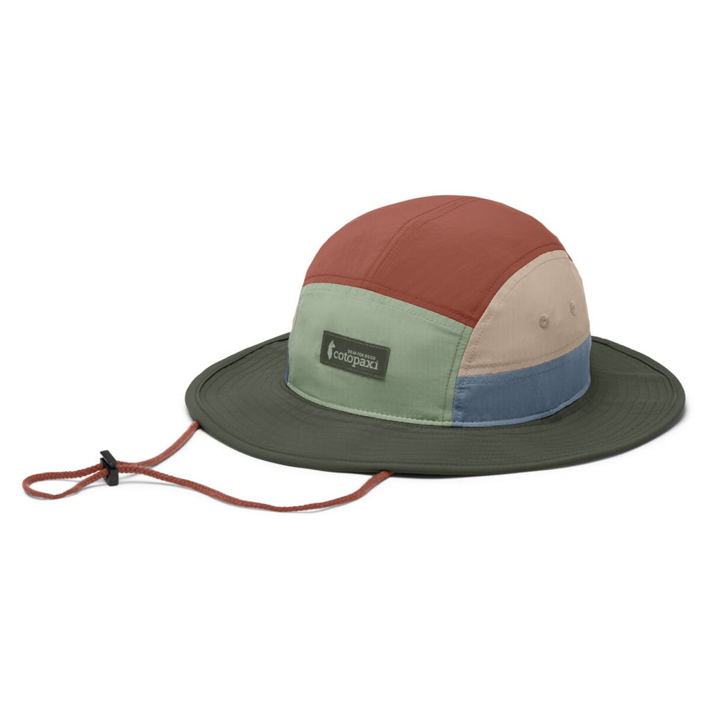 Cotopaxi Tech Bucket Hat in Green Tea and Fatigue| Cotopaxi Hats