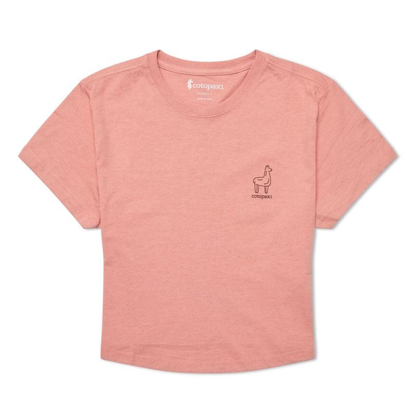 Tiny Llama Crop T-Shirt - Womens