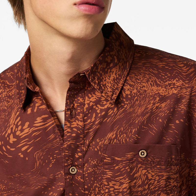Estival Button Up Shirt - Print - Mens
