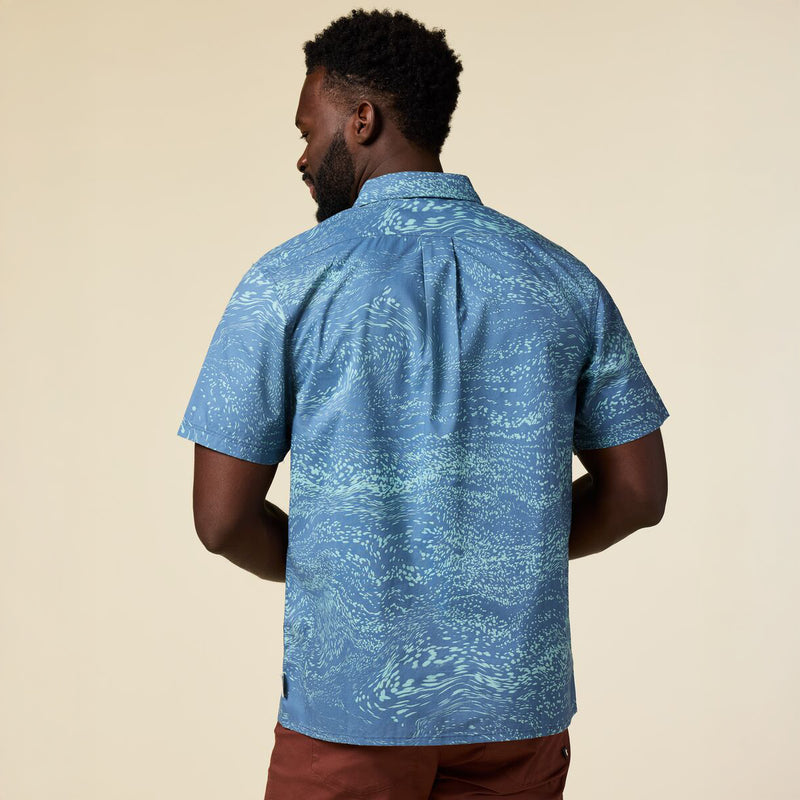 Estival Button Up Shirt - Print - Mens