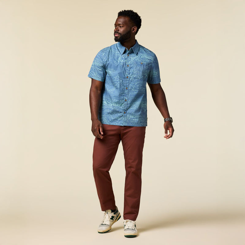 Estival Button Up Shirt - Print - Mens
