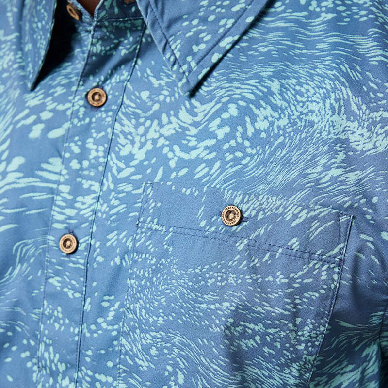 Estival Button Up Shirt - Print - Mens
