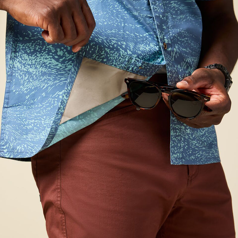 Estival Button Up Shirt - Print - Mens