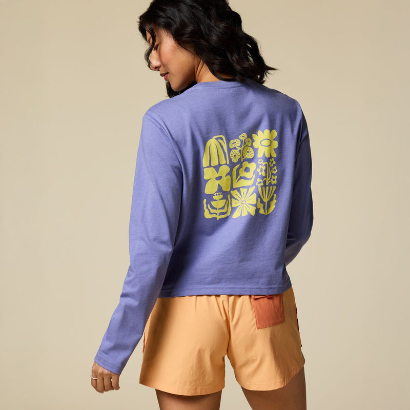 Flower Patch Long-Sleeve T-Shirt - Womens