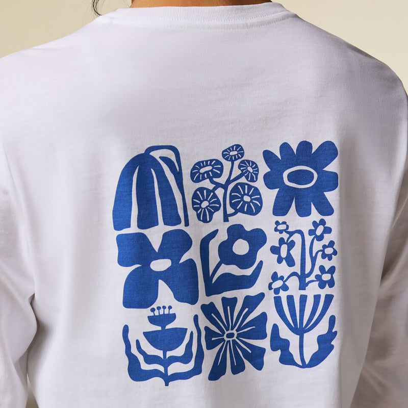 Flower Patch Long-Sleeve T-Shirt - Womens