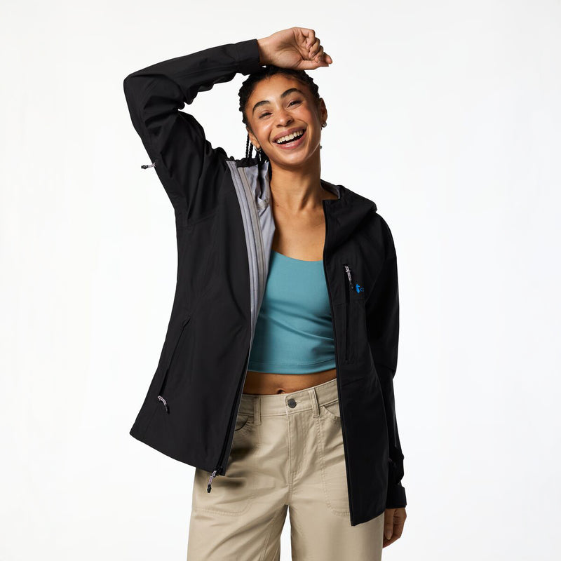 Impermeo 3L Hooded Shell Jacket - Womens