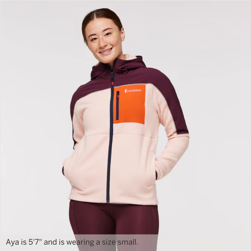 Abrazo Hooded Full-Zip Fleece Jacket  - Womens