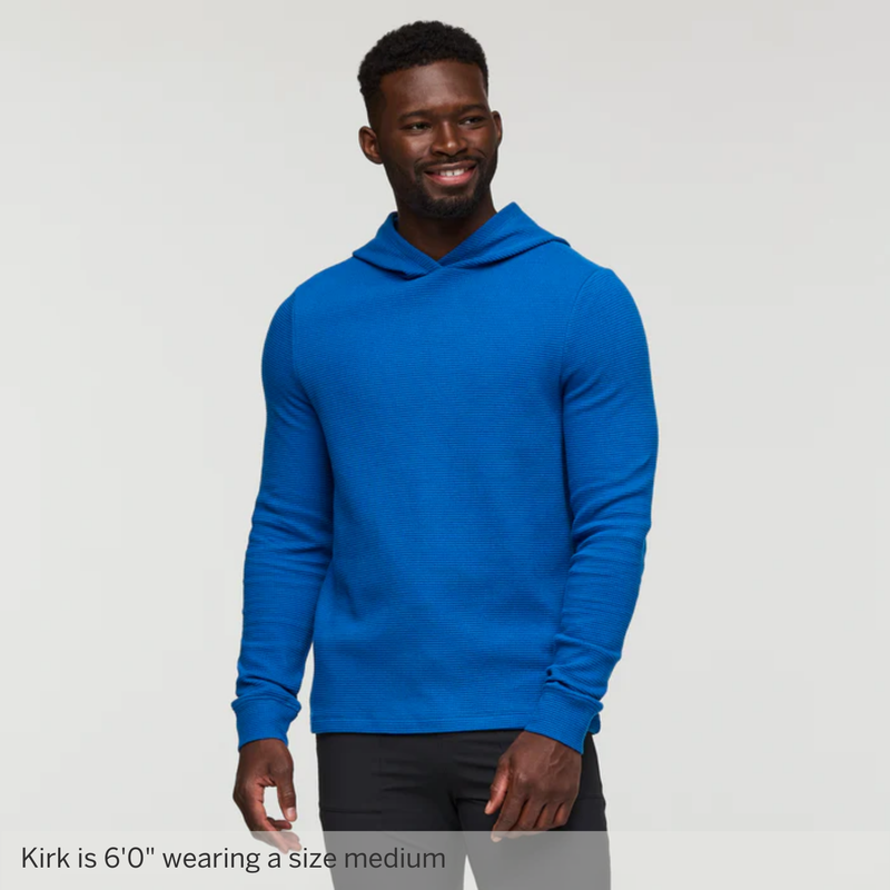 Atajo Long-Sleeve Waffle Hoodie - Mens