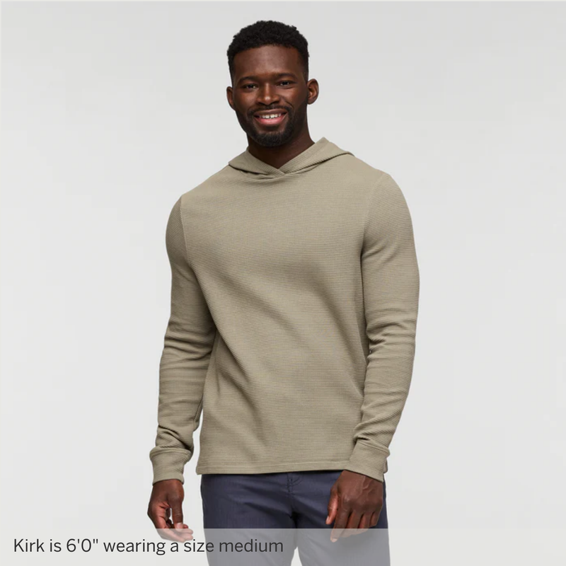 Atajo Long-Sleeve Waffle Hoodie - Mens