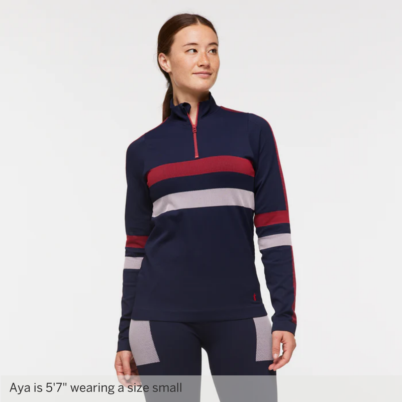 Debajo Seamless Baselayer Quarter-Zip - Womens