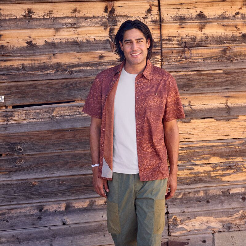 Estival Button Up Shirt - Print - Mens