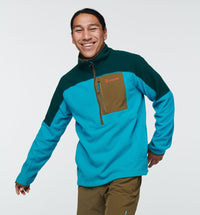 Cotopaxi Abrazo Mens Fleece Deep Ocean & Mineral Blue